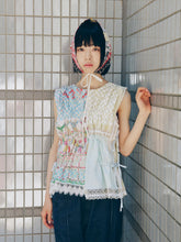 画像をギャラリービューアに読み込む, REWORK CHECK RING SCARF [B]

