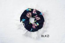 画像をギャラリービューアに読み込む, lace scrunchie(large)
