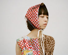 画像をギャラリービューアに読み込む, REWORK CHECK RING SCARF [B]

