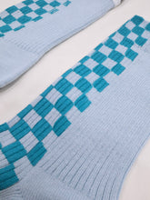 画像をギャラリービューアに読み込む, CHECKED SOCKS [BLUE]
