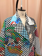 画像をギャラリービューアに読み込む, 【Rebirth by SIIILON】COLLAGE CHECK COAT
