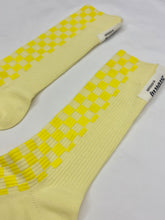 画像をギャラリービューアに読み込む, 【Rebirth by SIIILON】CHECKED SOCKS [LIGHT YELLOW]

