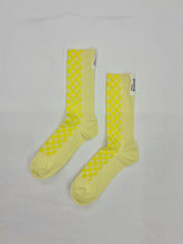 画像をギャラリービューアに読み込む, 【Rebirth by SIIILON】CHECKED SOCKS [LIGHT YELLOW]
