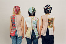 画像をギャラリービューアに読み込む, REWORK CHECK RING SCARF [A]
