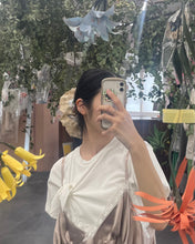 画像をギャラリービューアに読み込む, lace scrunchie(large)
