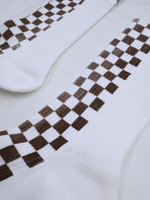 画像をギャラリービューアに読み込む, CHECKED SOCKS [WHITE]
