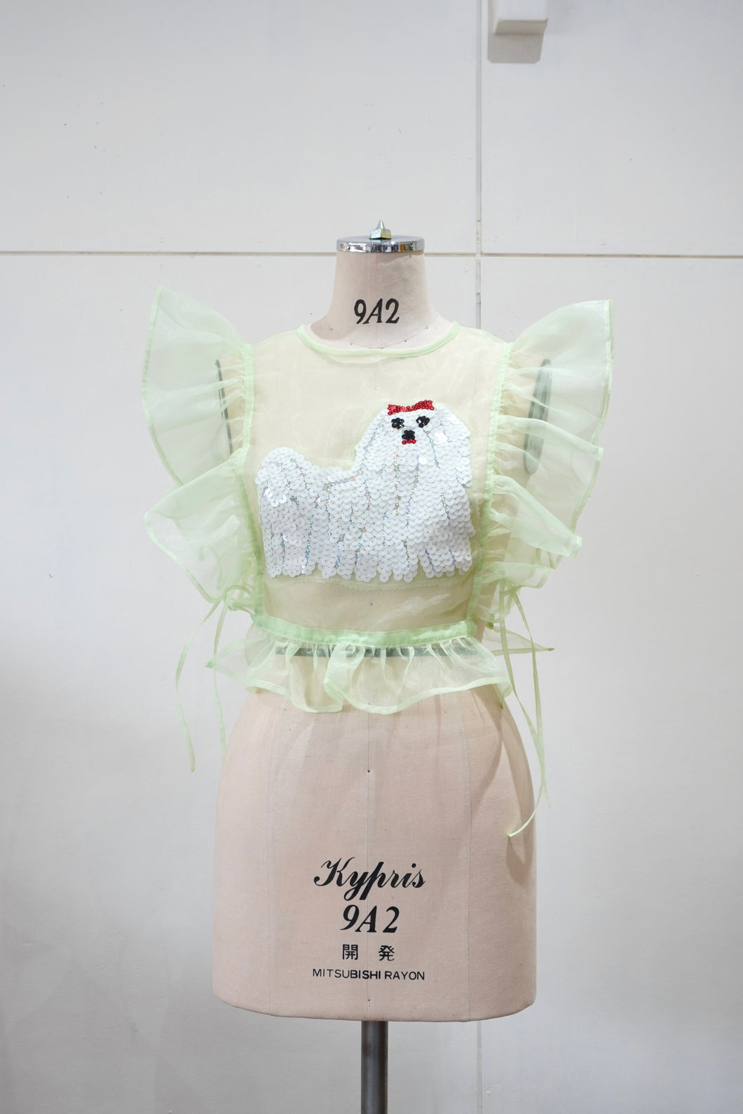 【holiday collection】see-through  apron tops