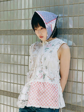 画像をギャラリービューアに読み込む, REWORK CHECK RING SCARF [C]
