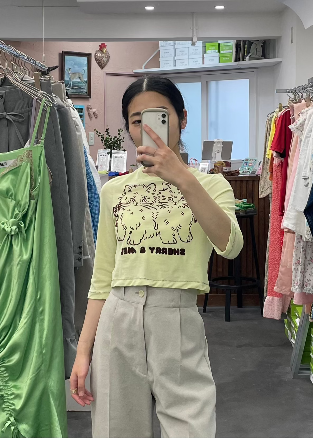 トップス siiilon Lovely Anne T-shirt 別注]T05 Lovely Anne T-shirt – SIIILON