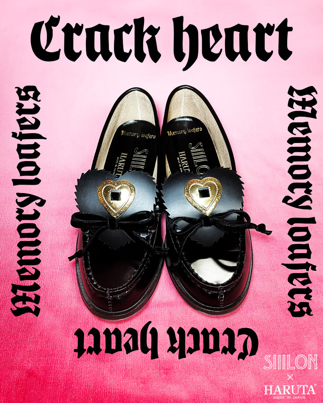 Memory loafers “Crack heart” – SIIILON